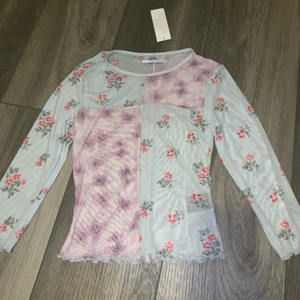 Pattern Block Mesh Top